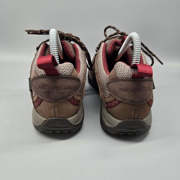 Merrell Womens Size 8 Siren Sport Gore-Tex Hiking Shoes Brown J16342 Low Top - Picture 6 of 11
